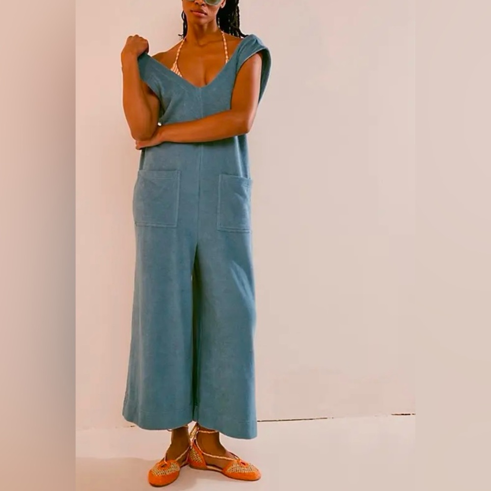 Nwot Free People Martha Terry One-Piece